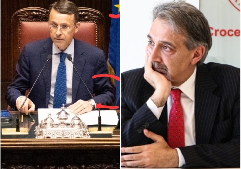 Mandelli e Rocca (foto da pagina Fb e sito Cri)