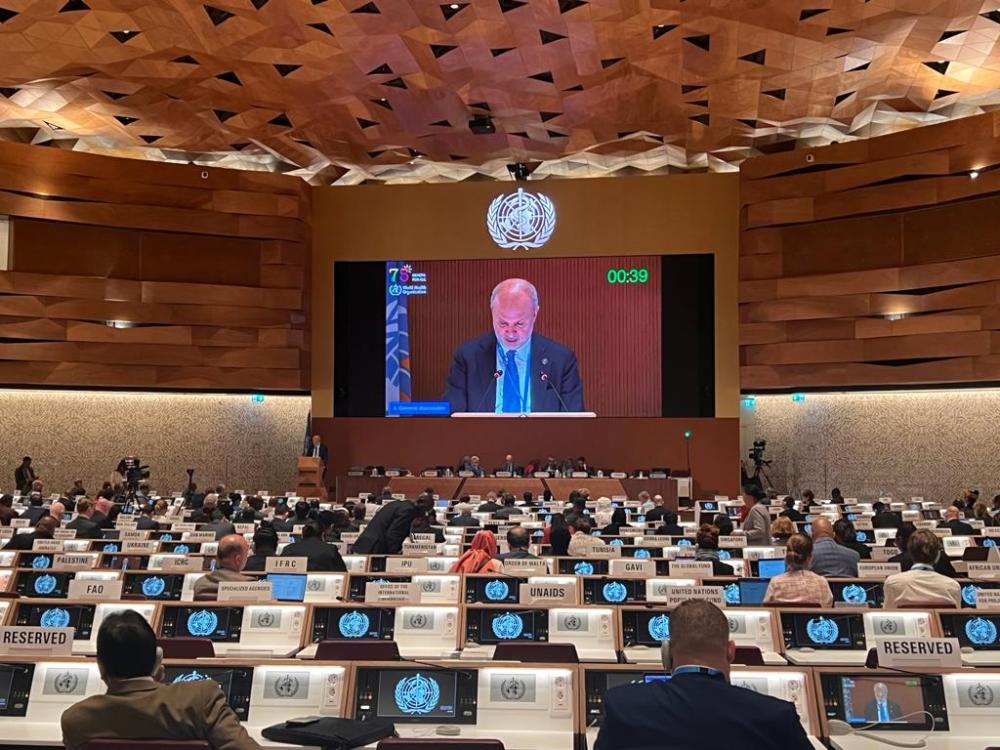 Oms, Schillaci: "La salute è centrale per la crescita globale"
