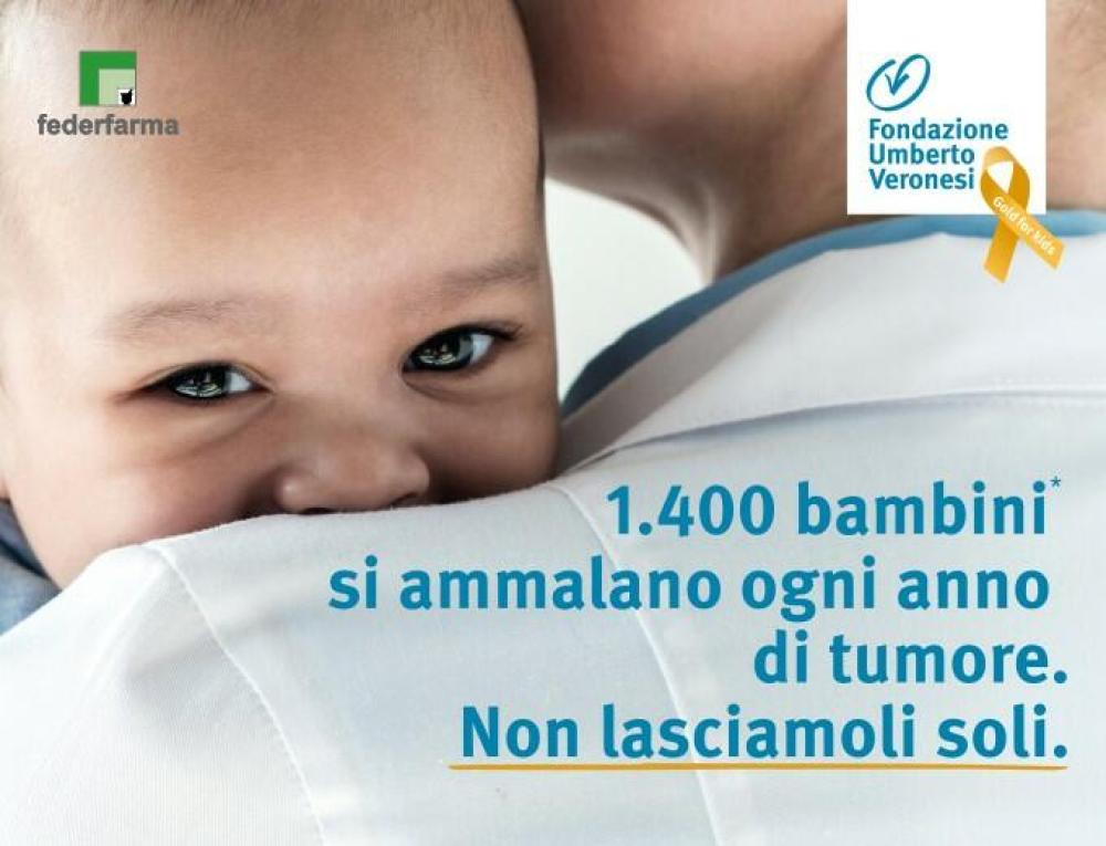'Il futuro è dei bambini', al via nelle farmacie la raccolta fondi contro i tumori pediatrici